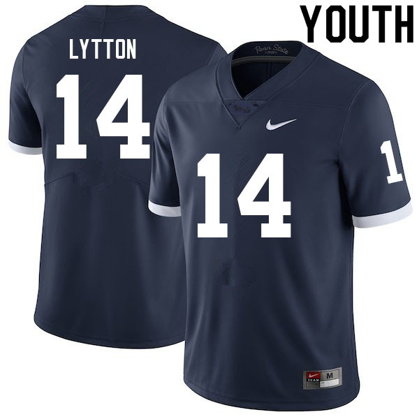 Youth #14 A.J. Lytton Penn State Nittany Lions College Football Jerseys Sale-Retro